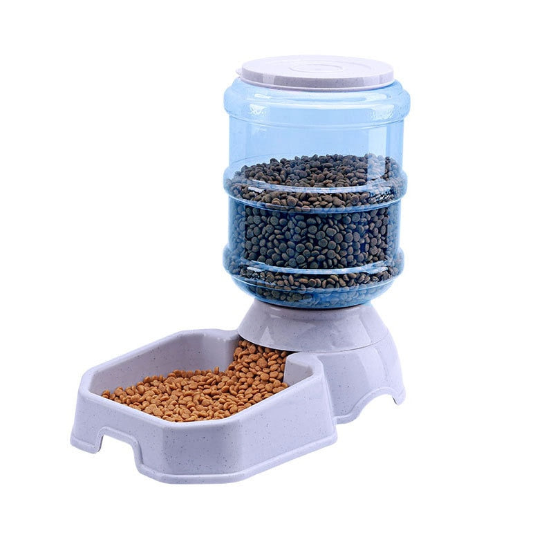 3.8L Gravity Pet Water Dispenser & Automatic Feeder