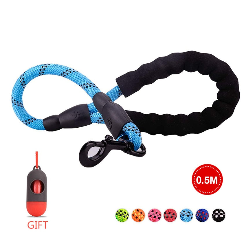Heavy Duty Reflective Dog Leash 1.5M Long with Comfortable Padded Handle