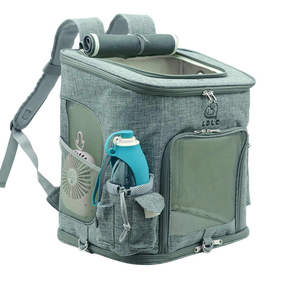 Outdoor Cat / Dog Breathable Carrier Backpack with Storage
