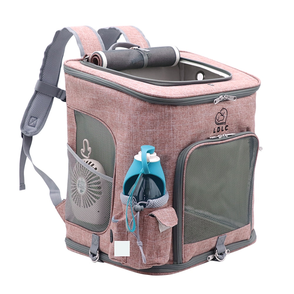 Outdoor Cat / Dog Breathable Carrier Backpack with Storage