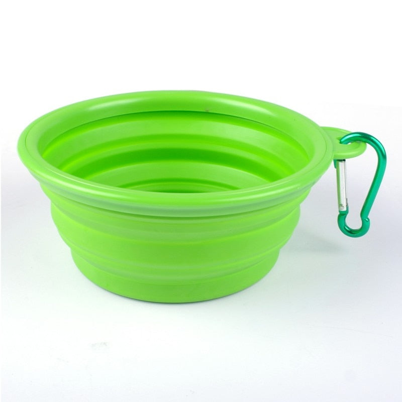 Portable & Collapsible Soft Silicone Feeding & Water Bowls For Dog / Cat During Travel