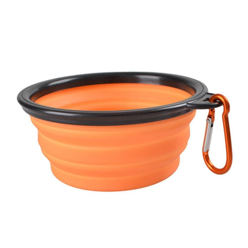 Portable & Collapsible Soft Silicone Feeding & Water Bowls For Dog / Cat During Travel