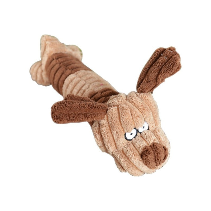 Plush Squeak Sound Toy For Dogs To Play and Chew
