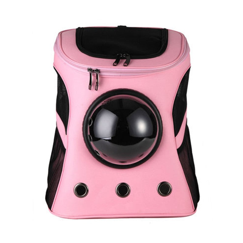 Pet Premium Canvas Space Breathable Carrier Backpack For Travel