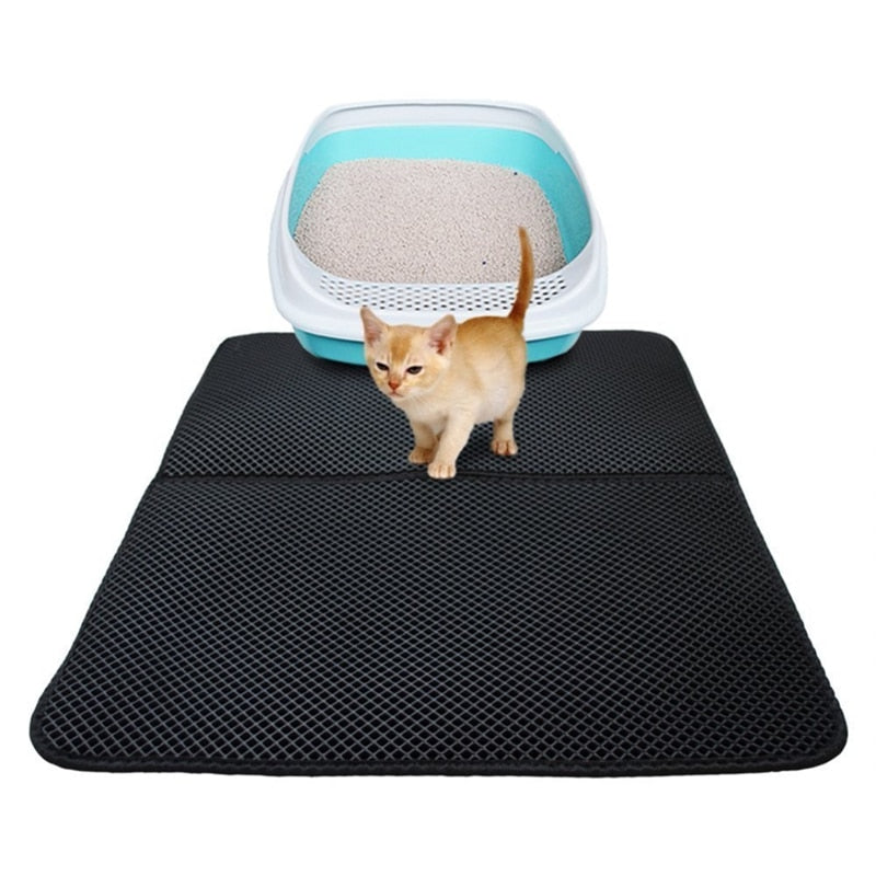 Double Layer Cat Litter Floor Mat