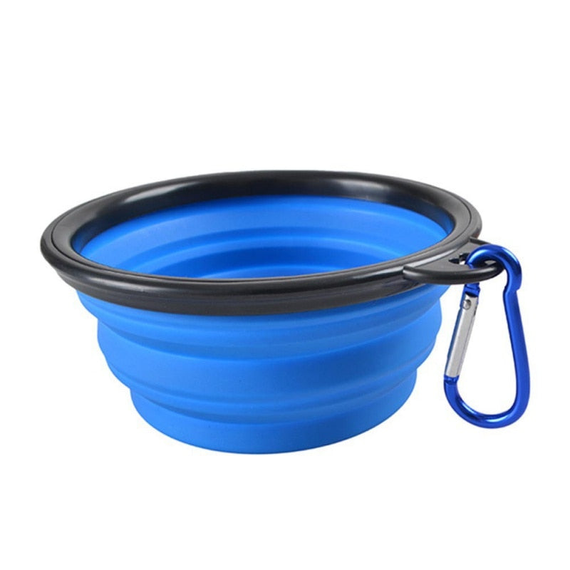 Portable & Collapsible Soft Silicone Feeding & Water Bowls For Dog / Cat During Travel