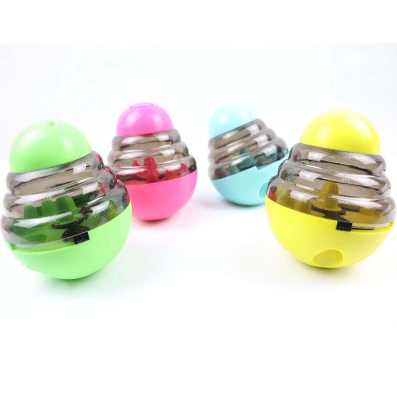 Interactive Pet Food Dispenser / IQ Treat Ball Toy For Playing