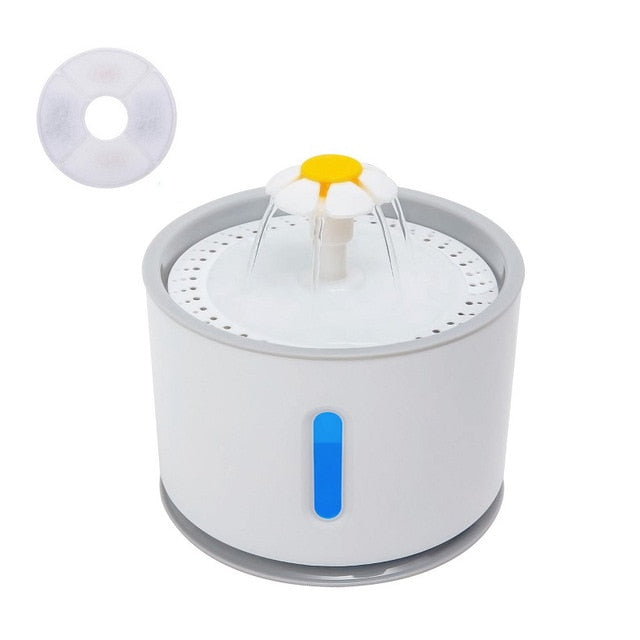 Automatic LED Pet Water Fountain With USB Connect For Drinking - 2.4L