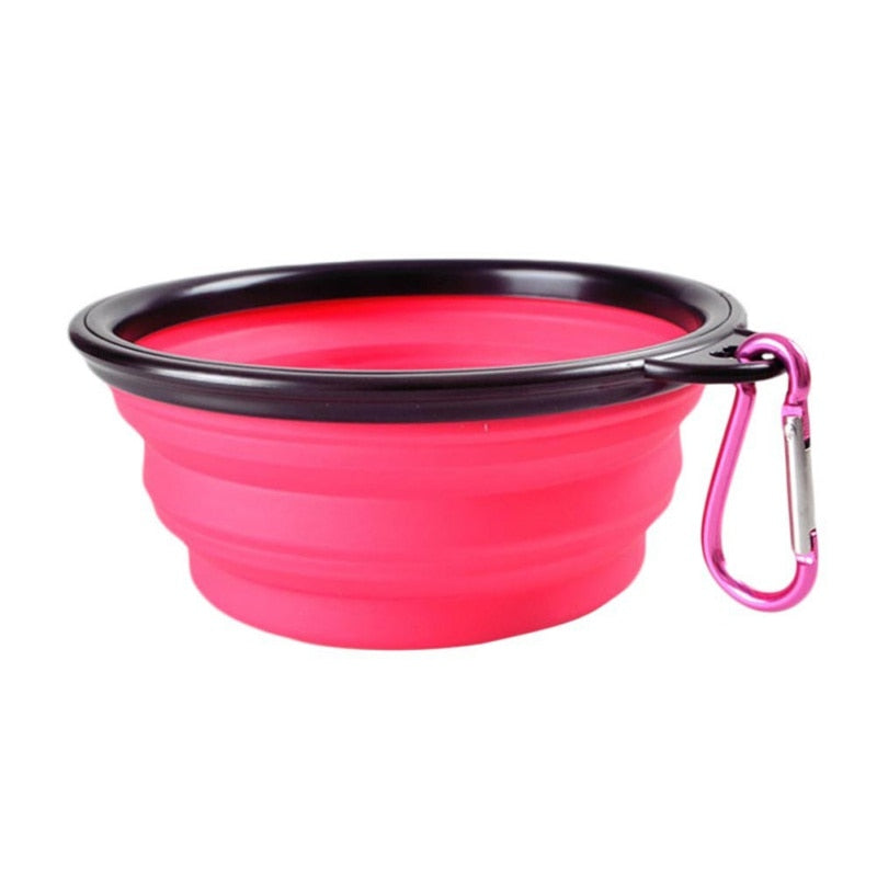 Portable & Collapsible Soft Silicone Feeding & Water Bowls For Dog / Cat During Travel
