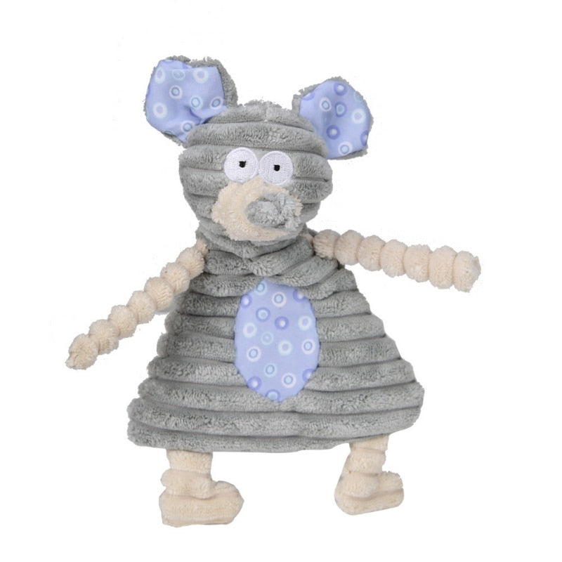 Plush Squeak Sound Toy For Dogs To Play and Chew