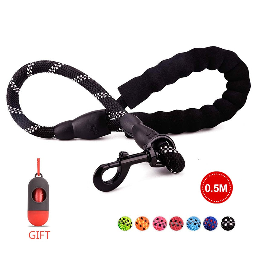 Heavy Duty Reflective Dog Leash 1.5M Long with Comfortable Padded Handle