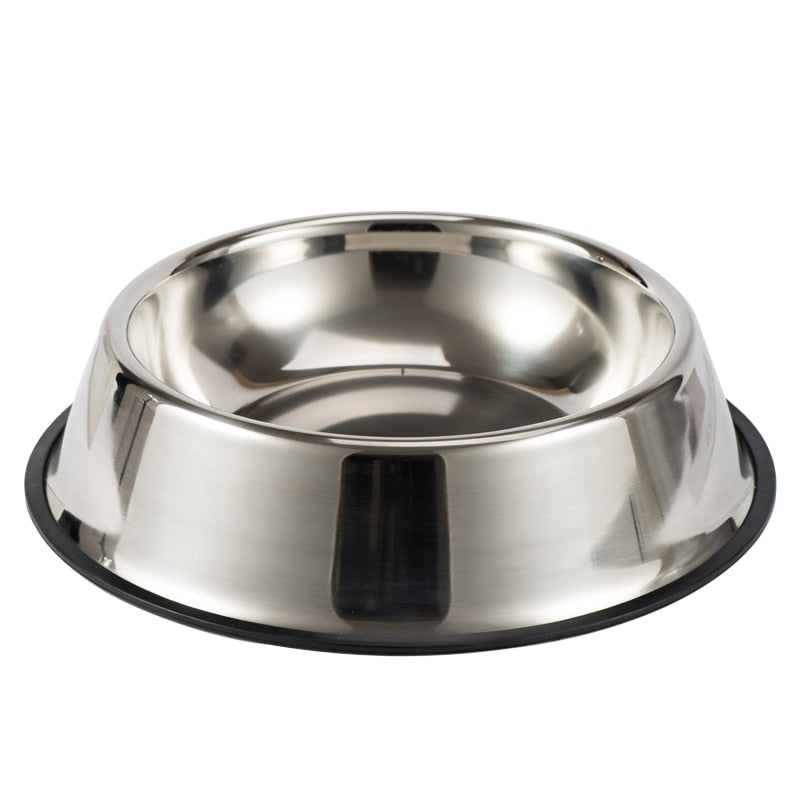 Stainless Steel Non-slip Durable Feeding Bowls for Dog / Cat / Pet