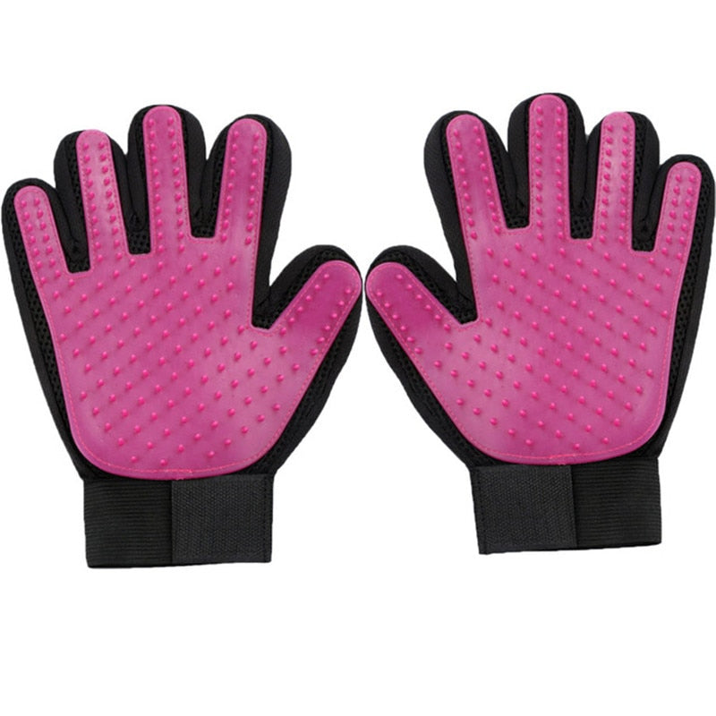 Pet Grooming Silicone Brush Glove