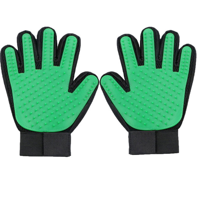 Pet Grooming Silicone Brush Glove