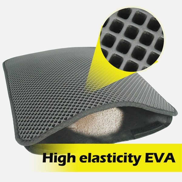 Double Layer Cat Litter Floor Mat