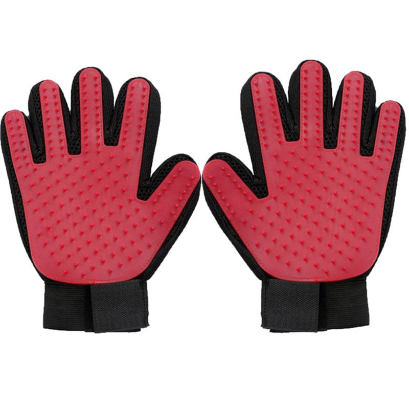Pet Grooming Silicone Brush Glove