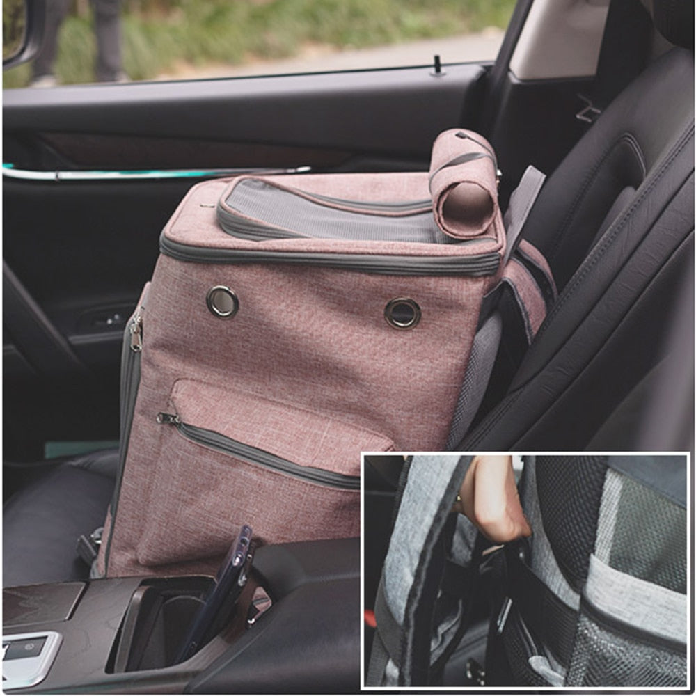 Outdoor Cat / Dog Breathable Carrier Backpack with Storage