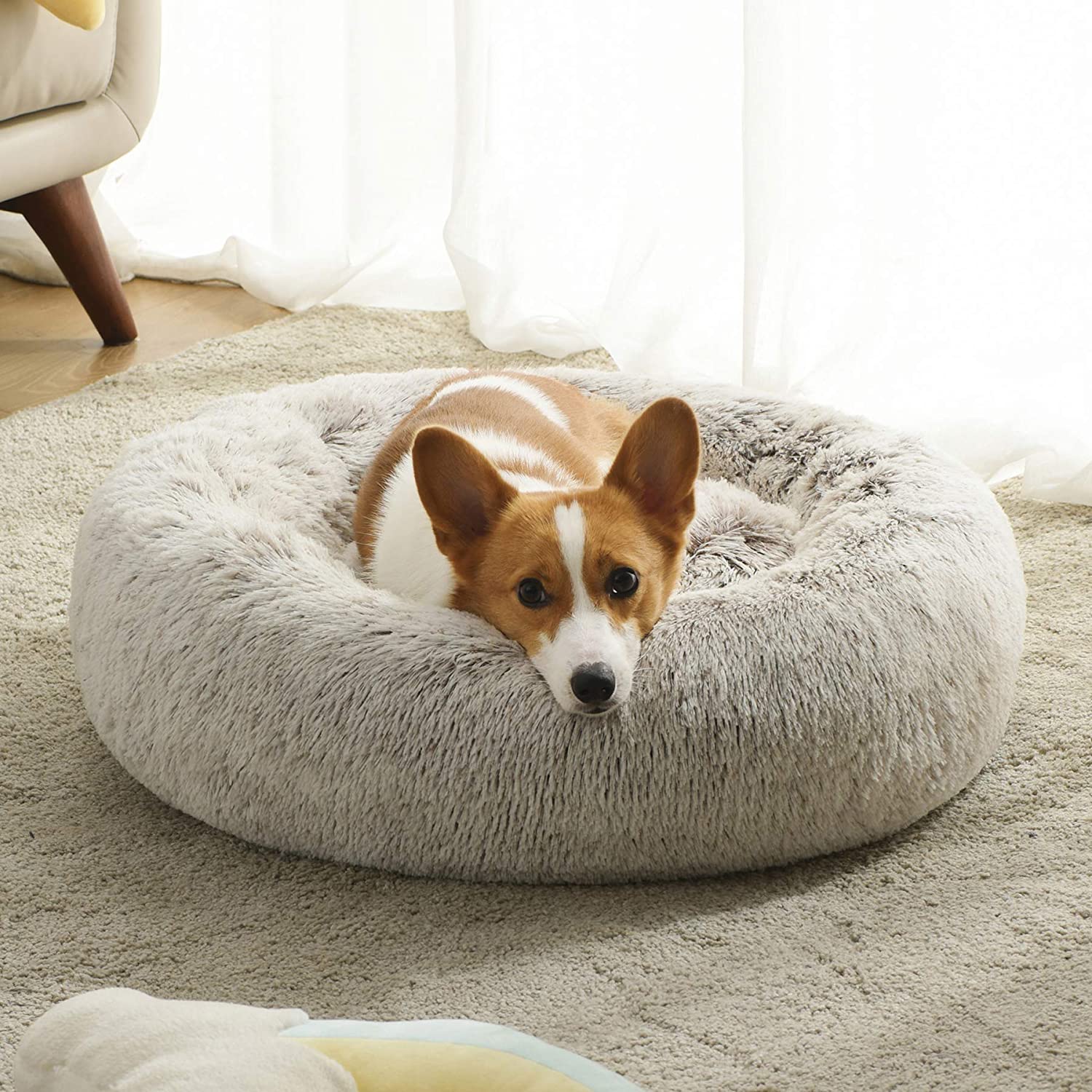 Warm & Soft Round Cushion Sofa Bed For Dog or Cat