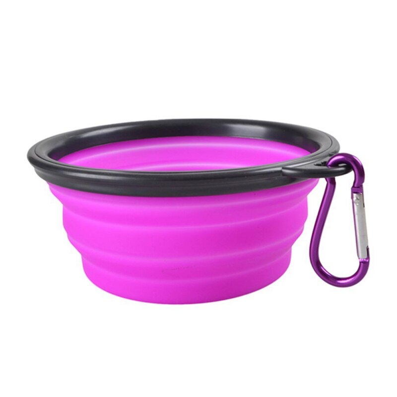 Portable & Collapsible Soft Silicone Feeding & Water Bowls For Dog / Cat During Travel