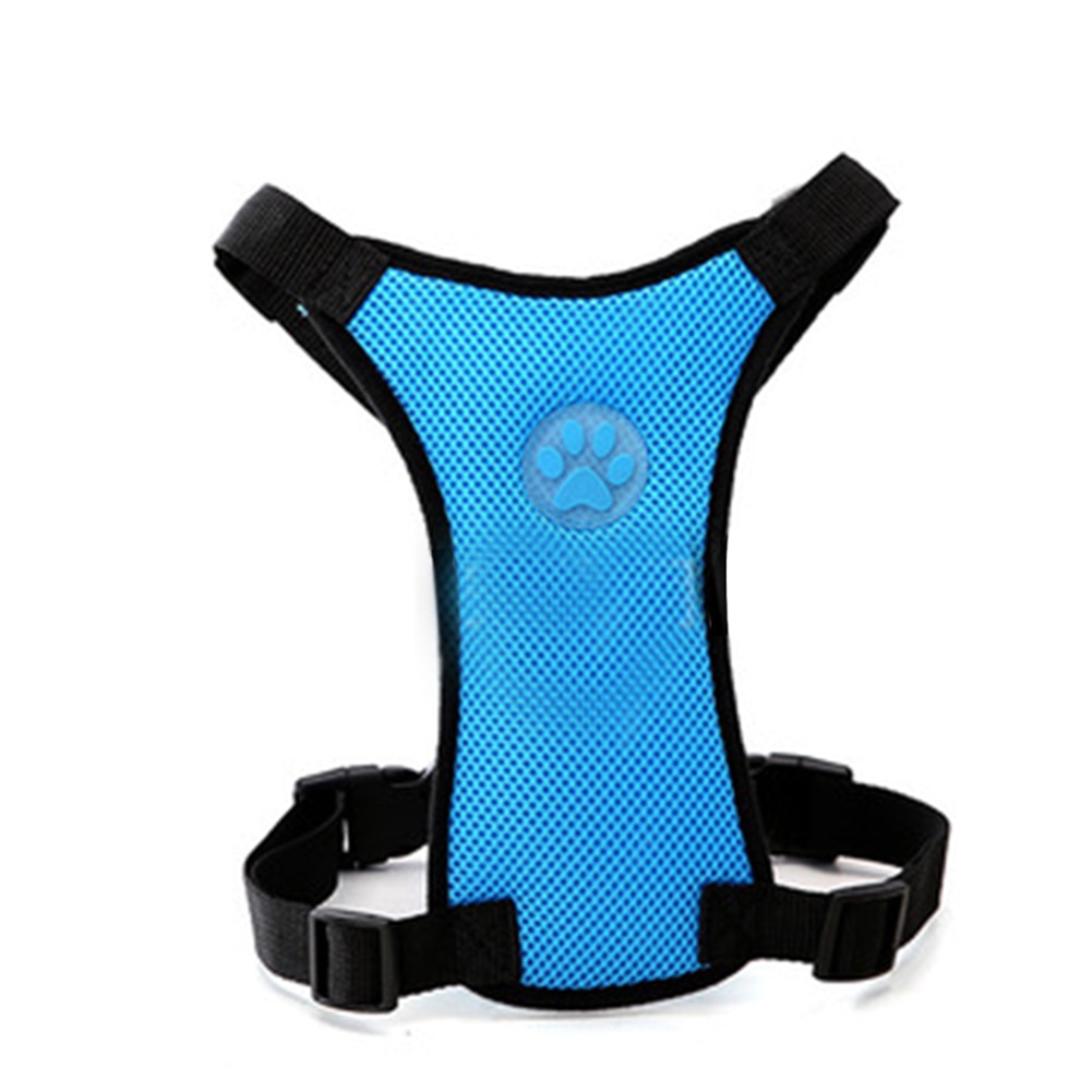 Breathable Dog Harness Leash With Adjustable Safety Seat Belt Straps For Car