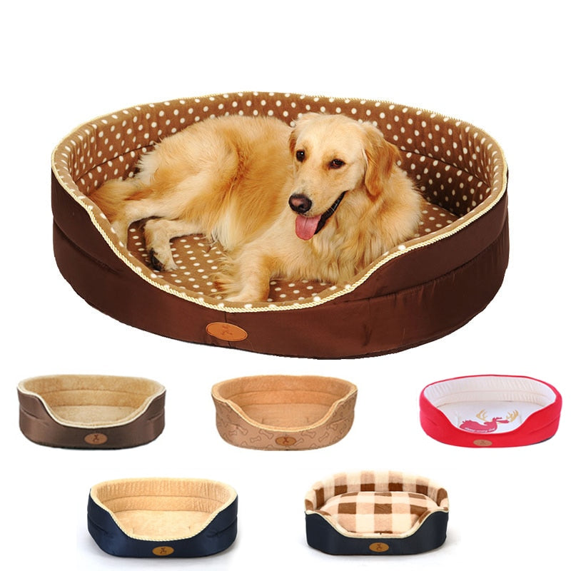 Warm & Soft Fleece Bed for Dog or Cat