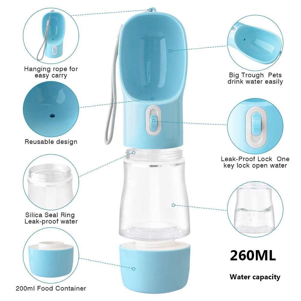 Portable Drinking Water Bottle / Pet Feeder