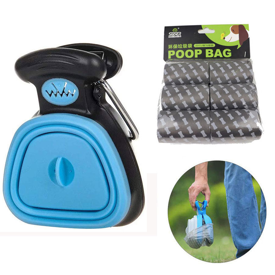 Poop Bag Dispenser Foldable / Waste Picker for Dog or Any other Pet