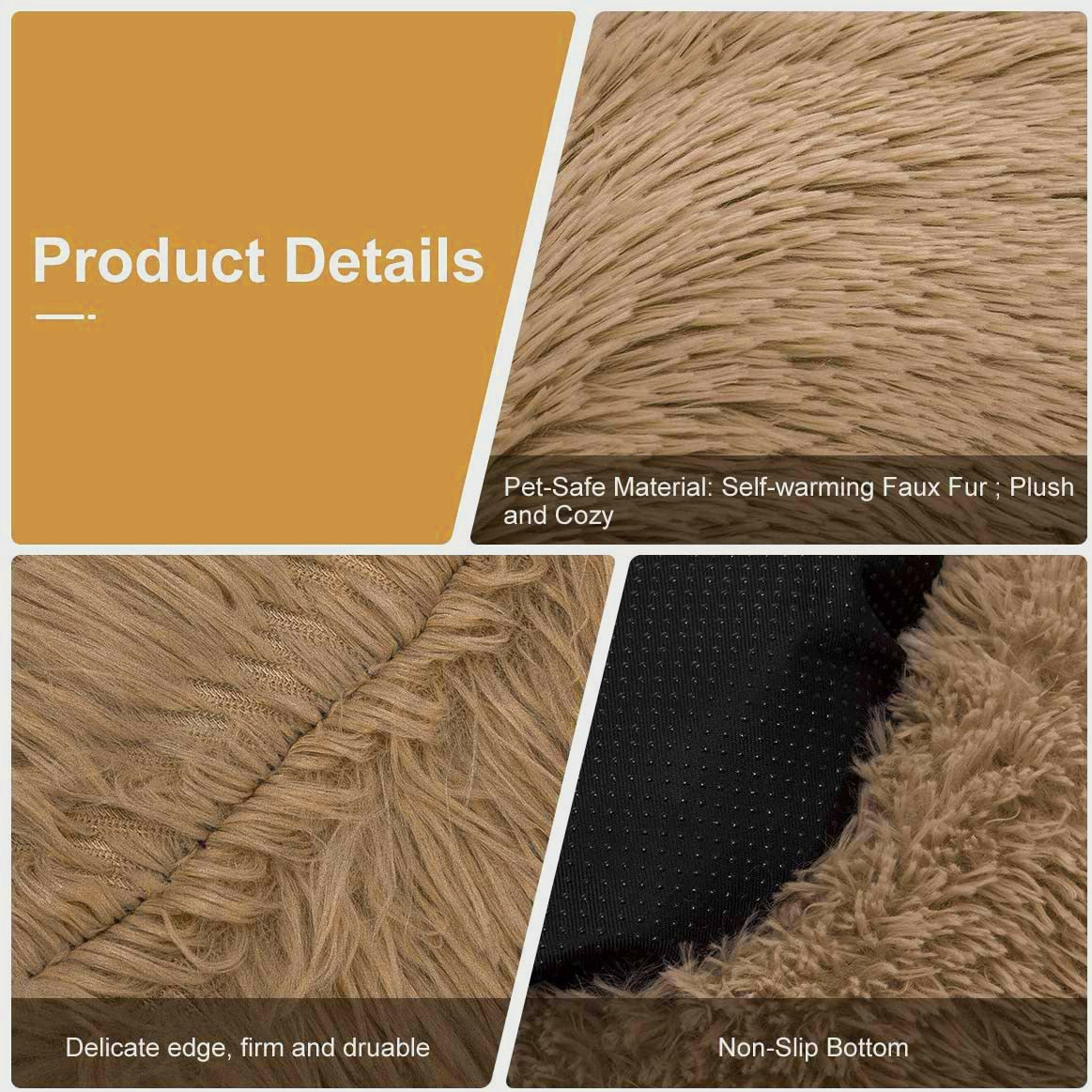 Warm & Soft Round Cushion Sofa Bed For Dog or Cat