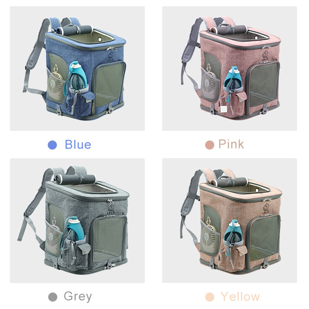 Outdoor Cat / Dog Breathable Carrier Backpack with Storage