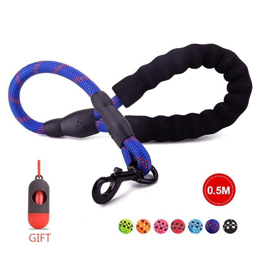Heavy Duty Reflective Dog Leash 1.5M Long with Comfortable Padded Handle