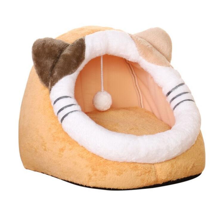 Warm Soft Comfy & Relaxing Cat Sleeping House & Bed