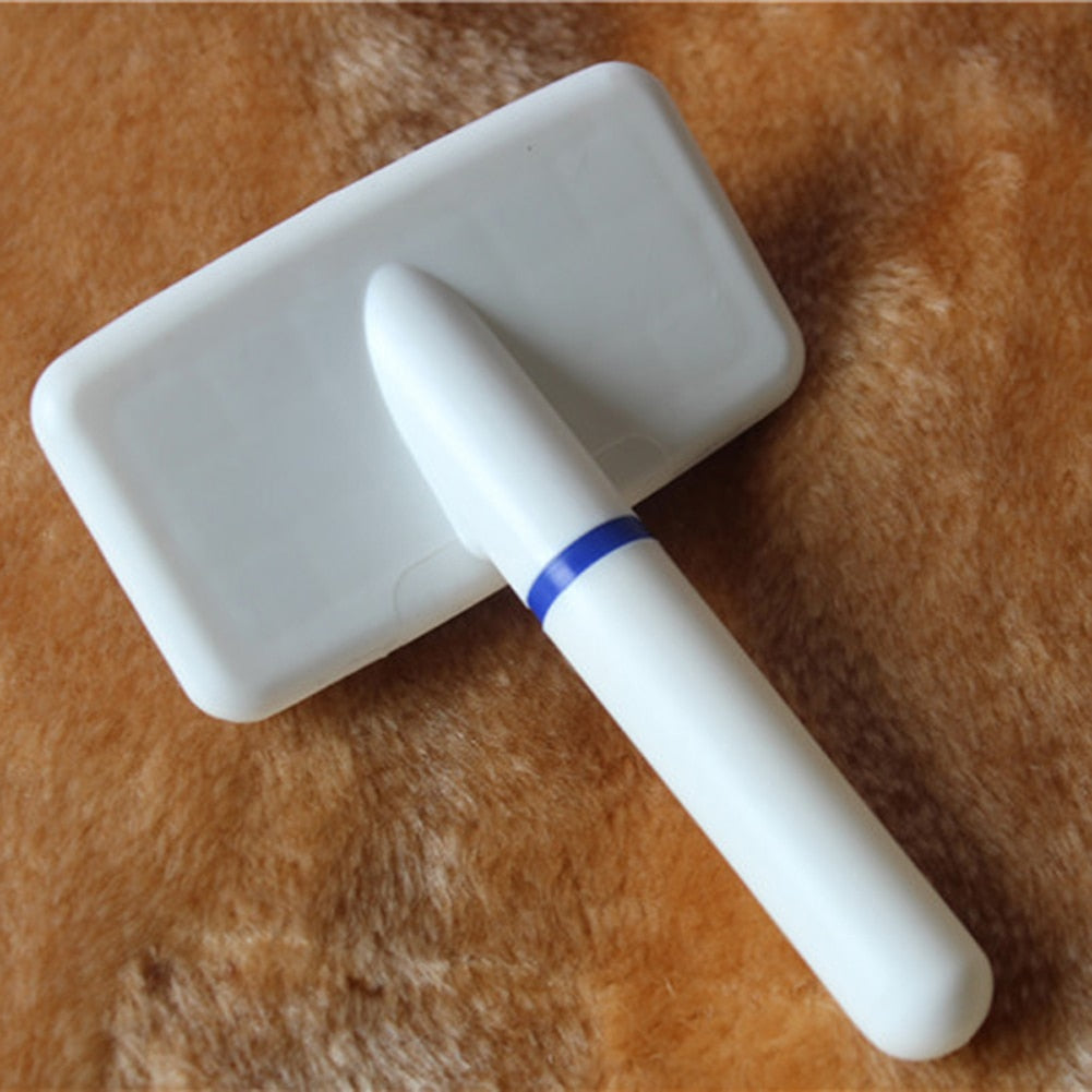 Slicker Grooming Brush To Straight Pet Hair
