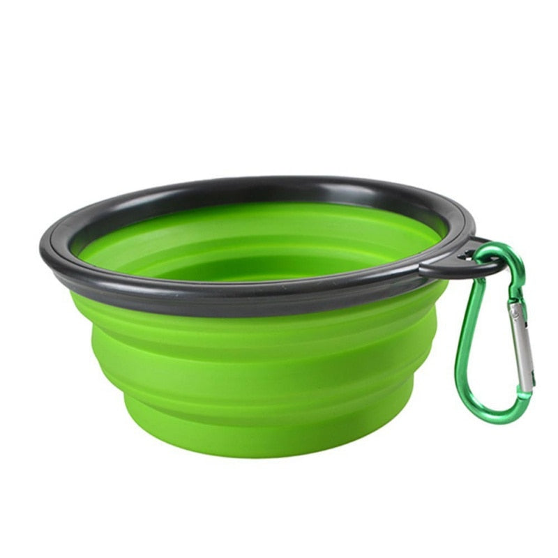 Portable & Collapsible Soft Silicone Feeding & Water Bowls For Dog / Cat During Travel