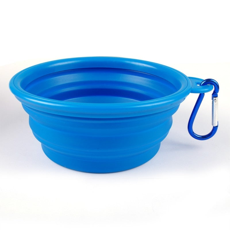 Portable & Collapsible Soft Silicone Feeding & Water Bowls For Dog / Cat During Travel