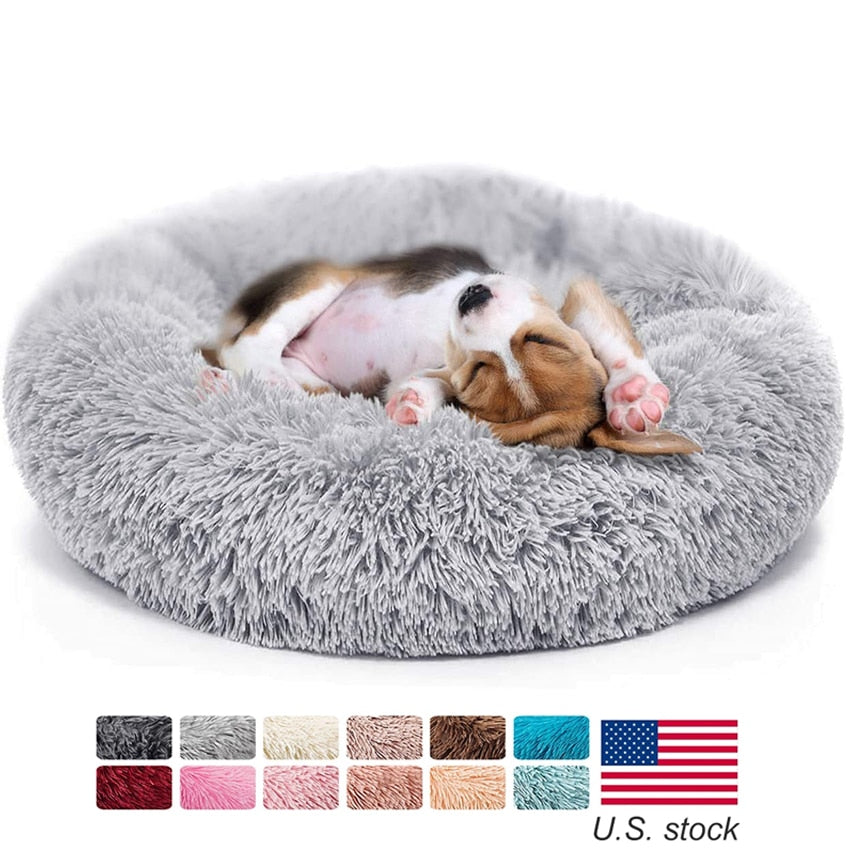 Warm & Soft Round Cushion Sofa Bed For Dog or Cat