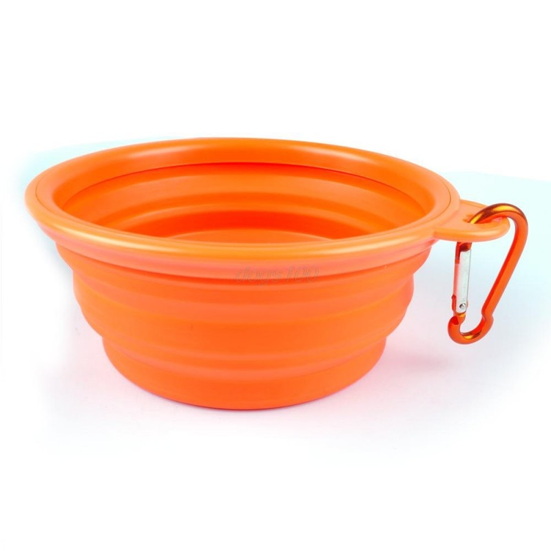 Portable & Collapsible Soft Silicone Feeding & Water Bowls For Dog / Cat During Travel