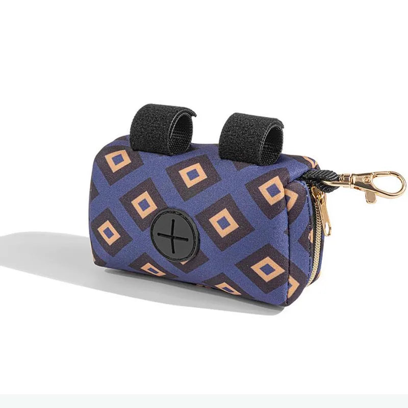 Portable Pet Dog Waste Bags Dispenser Pet Waste Bag Holder Leash Accessories Outdoor Walking Pet Supplies Green Purple Red Blue