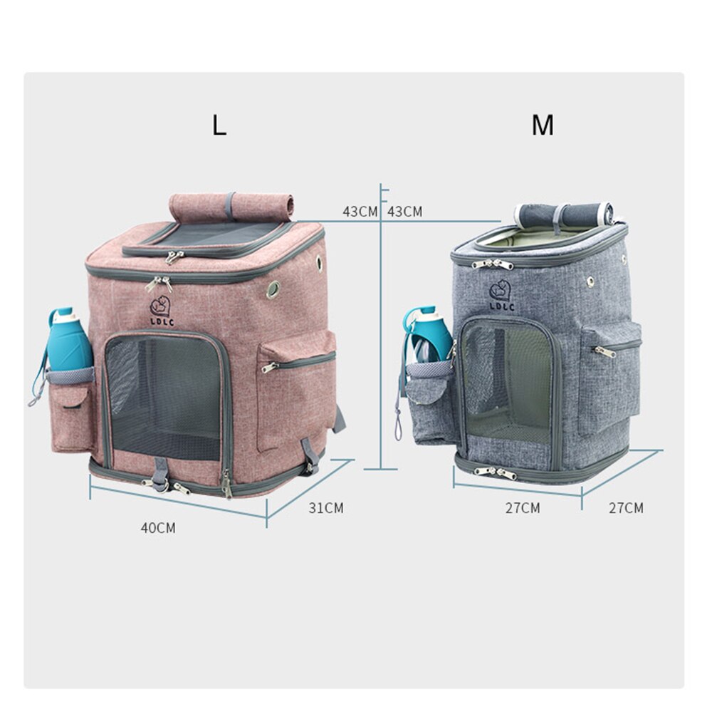 Outdoor Cat / Dog Breathable Carrier Backpack with Storage