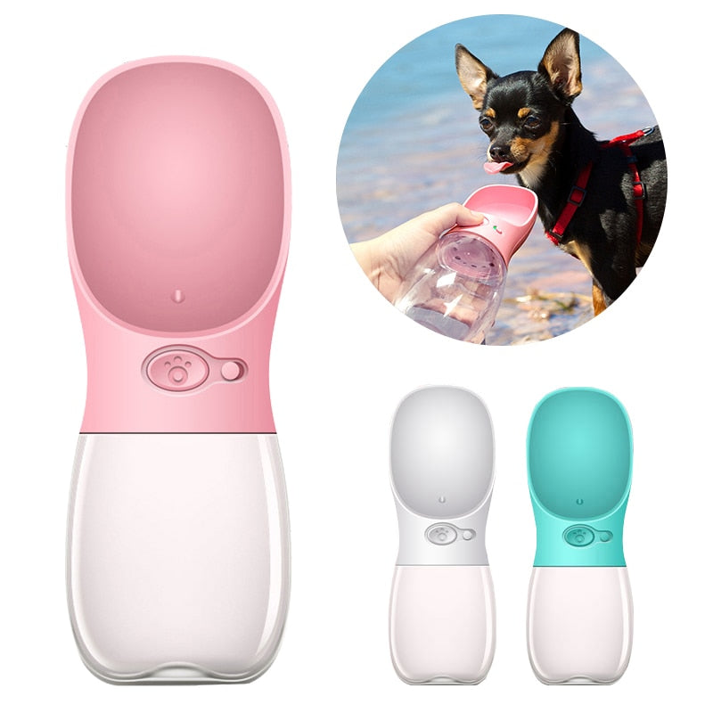350/550ML Portable Pet Drinking Water Bottle For Travel