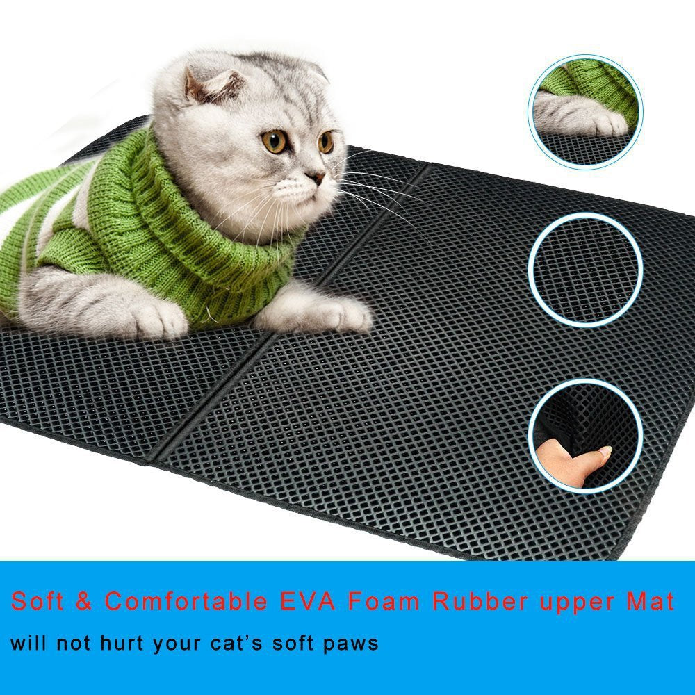 Double Layer Cat Litter Floor Mat
