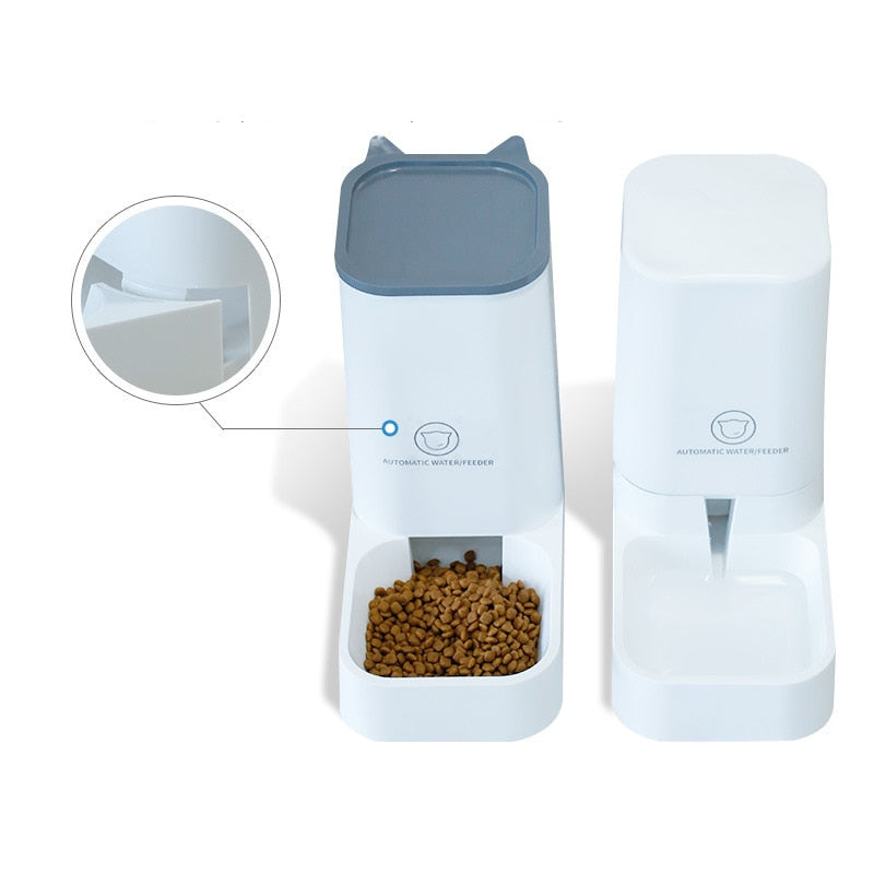 3.8L Gravity Pet Water Dispenser & Automatic Feeder